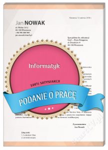 podanie o pracę informatyk